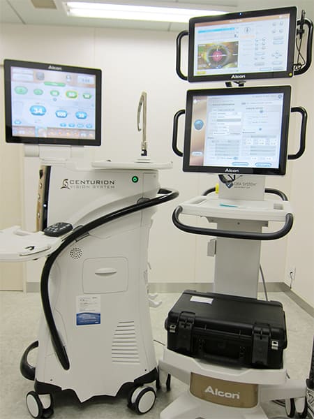 白内障手術に用いる機械